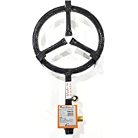 Garcima 20301 - Pallero Anillo quemador de gas natural- 30 cm- Negro